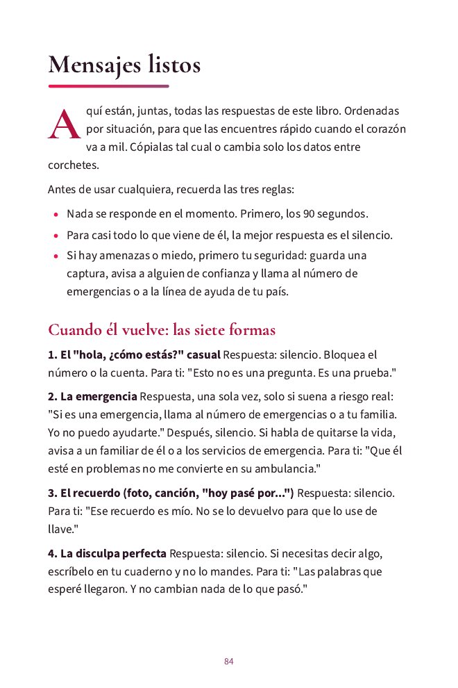 Mensajes listos